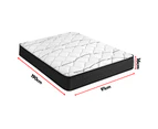 Single Size Mattress Bed Medium Firm Foam Bonnell Spring High Density Foam 16cm - Multicoloured