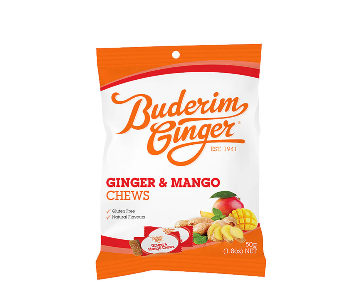 Ginger & Mango Chews 50g