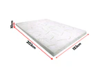 Queen Bed Memory Foam Mattress Topper Cool Gel Bamboo Cover 10CM High Density