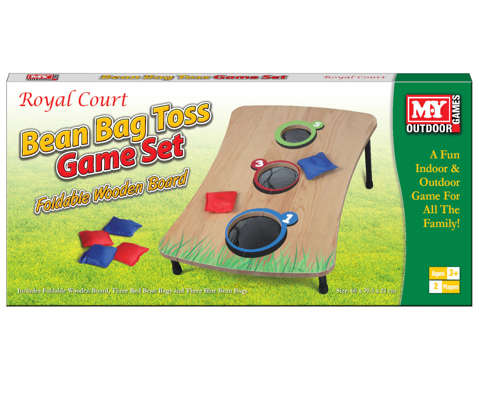 Wooden Bean Bag Toss Game Set