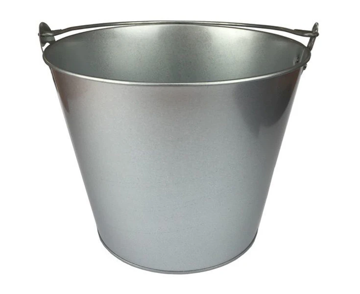 Ice Bucket Galvanised with Handle 5 Litre