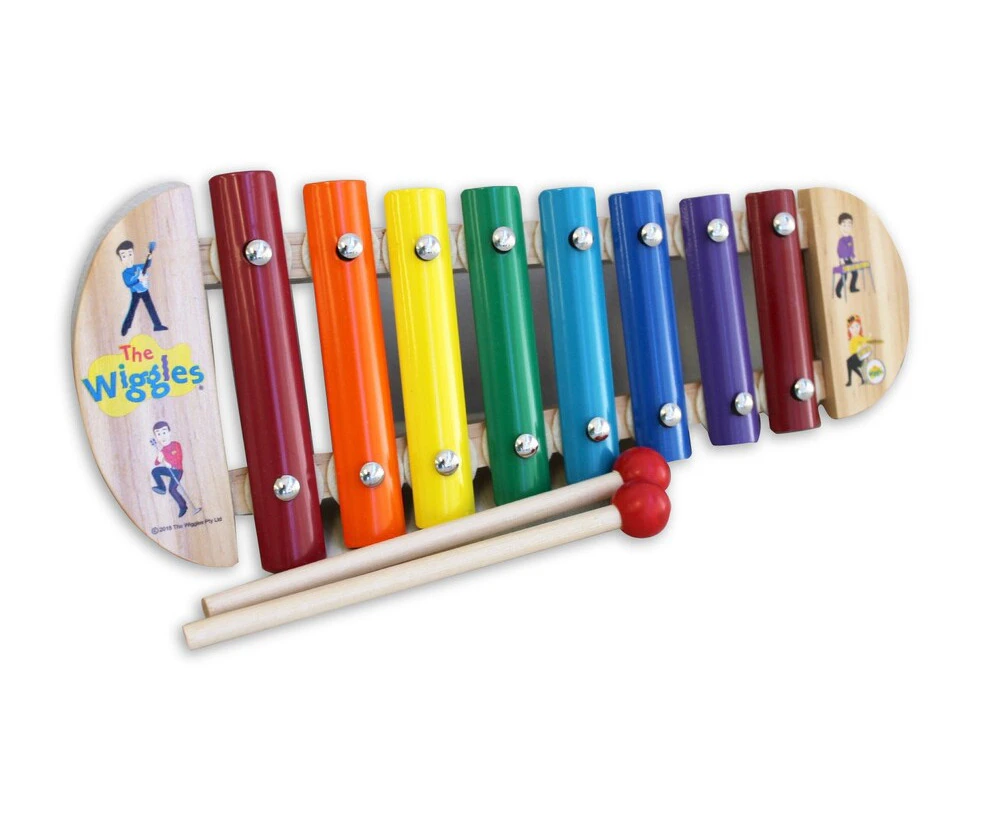 The Wiggles 8 Key Wood Xylophone 30cm