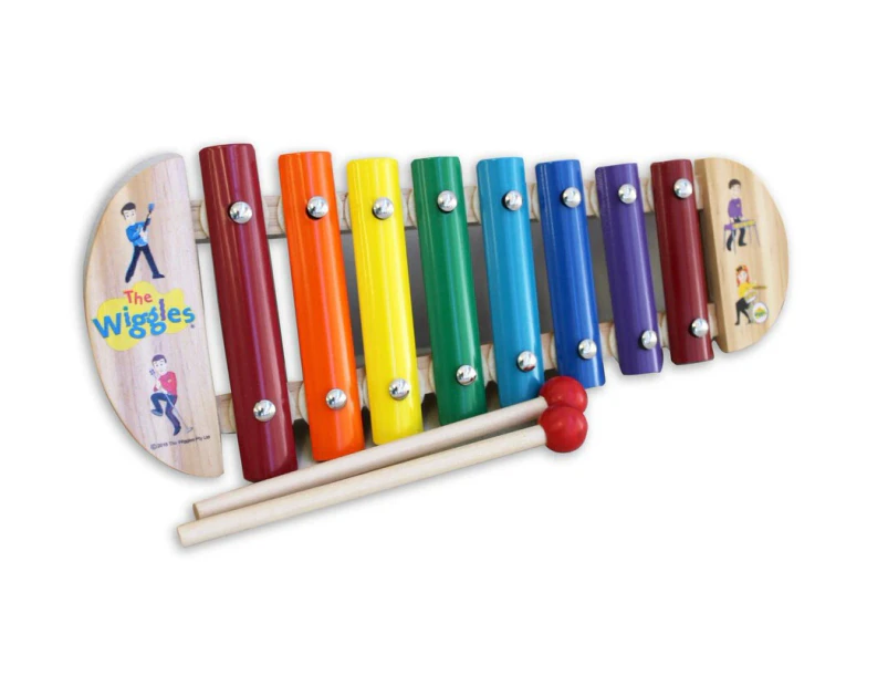 The Wiggles 8 Key Wood Xylophone 30cm