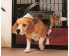 Transcat Large Pet Door for Cats & Small-Med Dogs - For Installation in Glass Doors & Windows