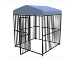 PawHub Large Heavy Duty Dog Cage Kennel Metal Hutch Pet Crate 180cm High