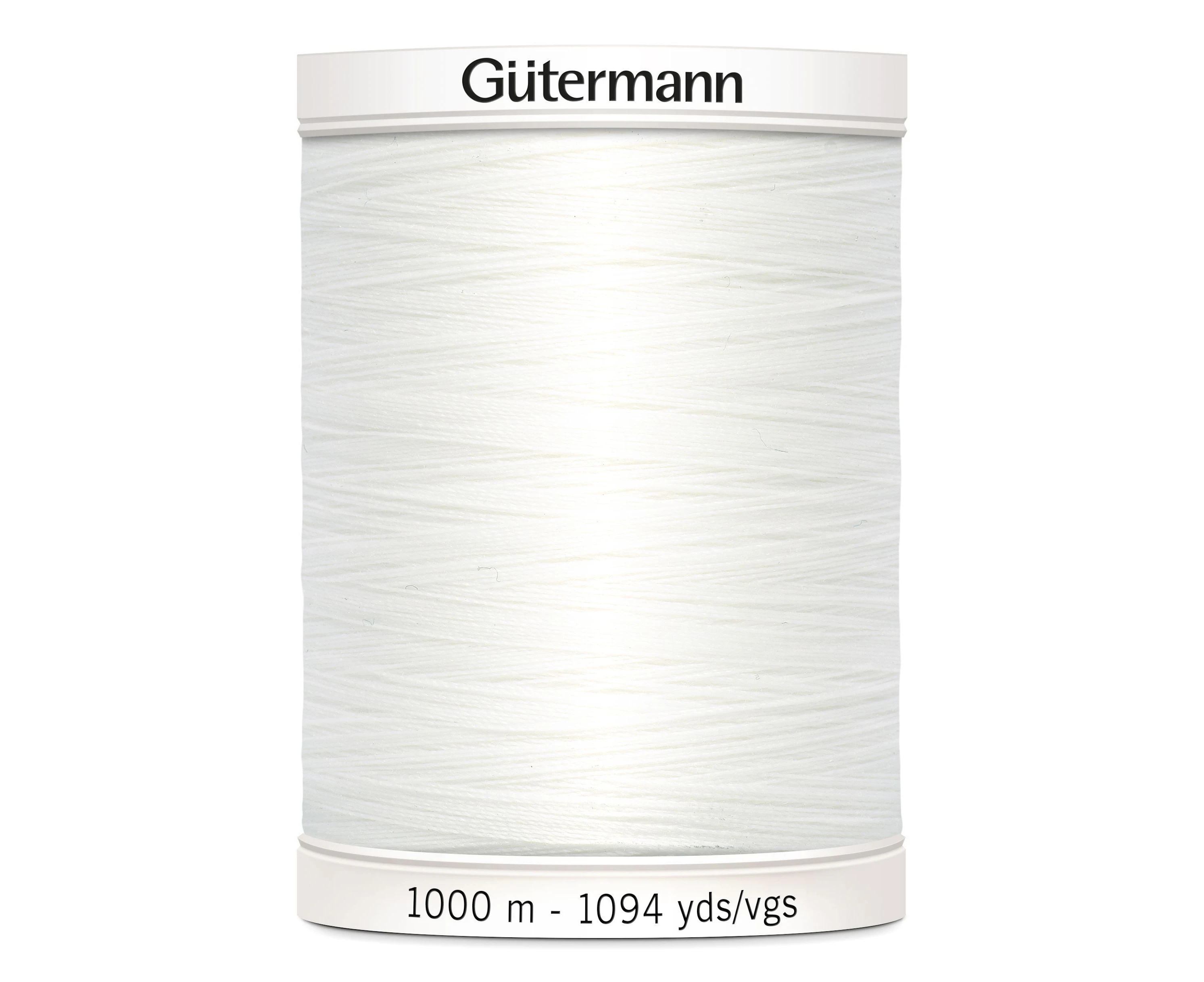 Gutermann Sew-all Thread #800 WHITE M292 1000m 100% Polyester Sewing Thread