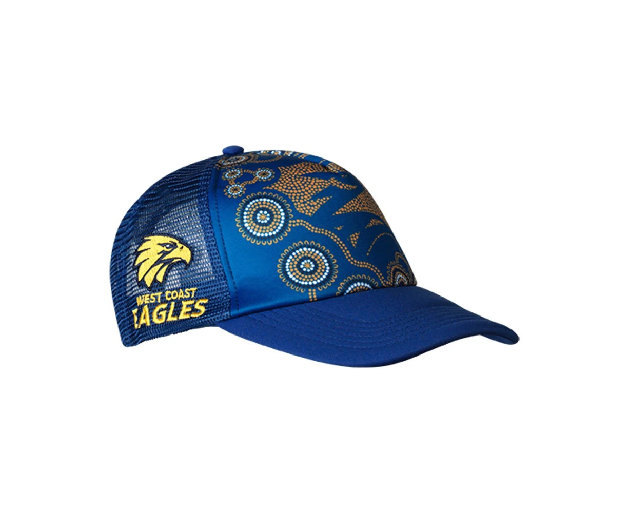 West Coast Eagles Adults Indigenous Trucker Cap