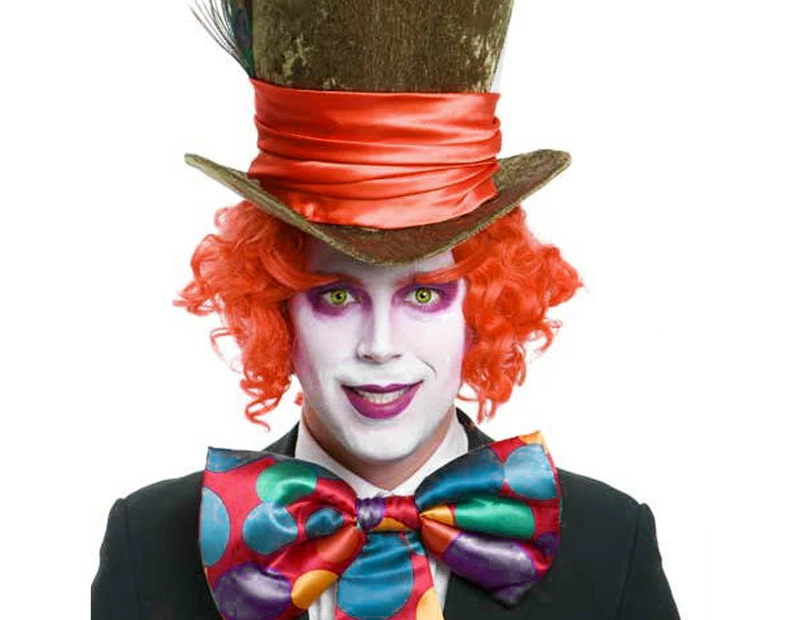 Mad Hatter Wig and Eyebrows Set