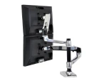 Ergotron 45-248-026 Dual Monitor Stand Arm Desk Mount Screen Display LED LCD Laptop Holder Bracket