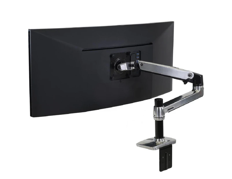 Ergotron 45-241-026 Stand Arm Desk Mount for Single Monitor Screen Display LED LCD TV Holder Bracket
