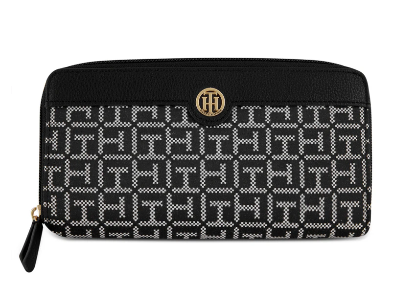 Tommy Hilfiger Gretta Z Wallet - Black/White