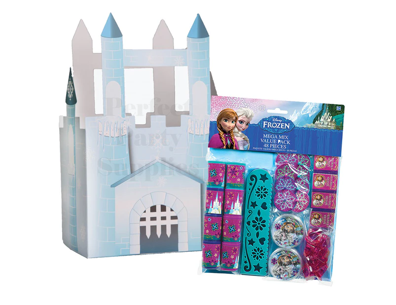 Disney Frozen 8 Guest Treat Castle Favour Box Party Pack