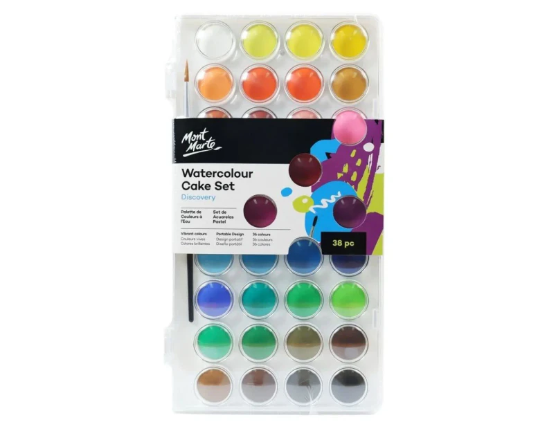 Mont Marte Paint Set - Watercolour Cake 36pc