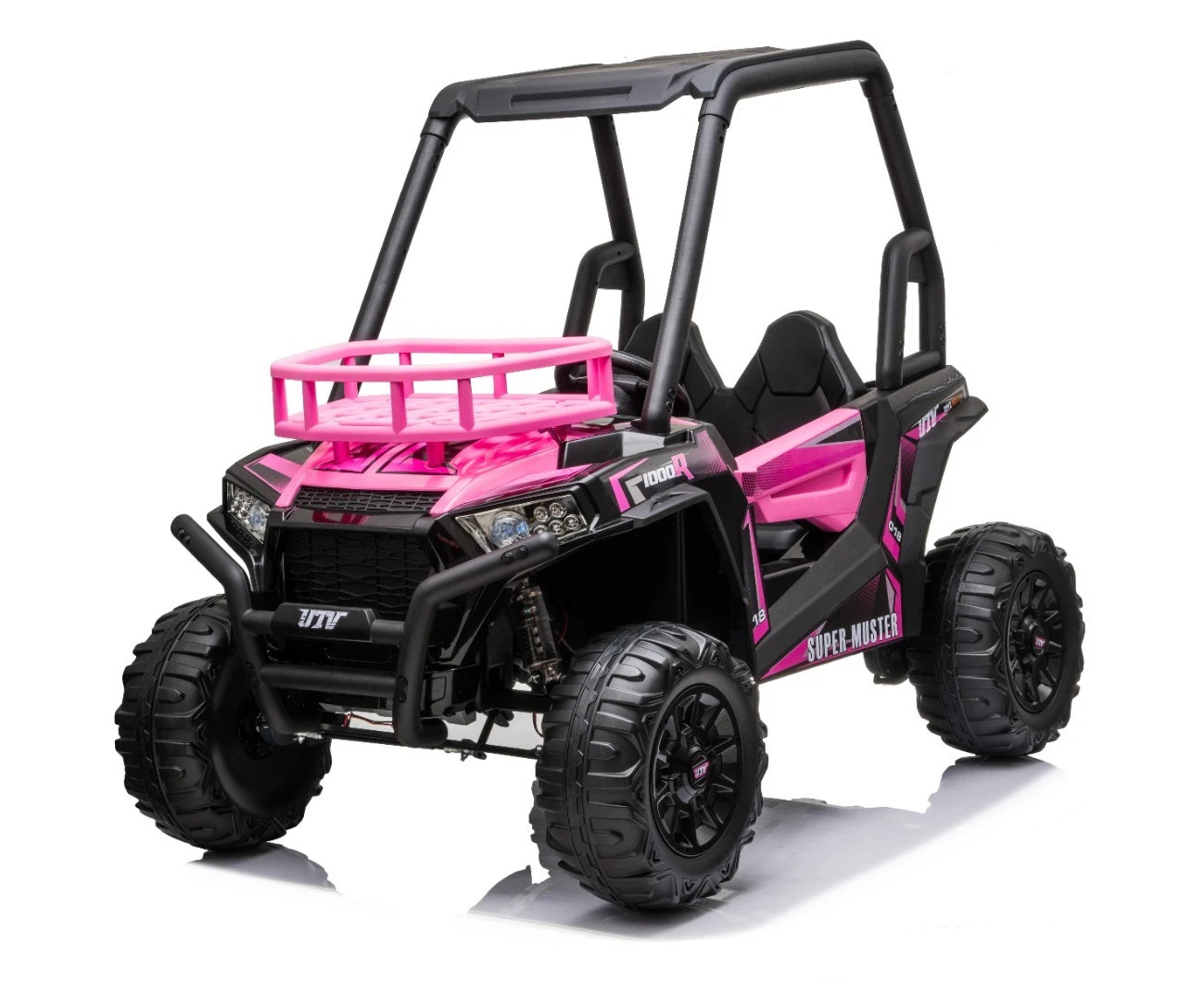 Beach Buggy Adventure, 24V UTV Electric Ride On car for Kids - Pink