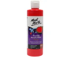 Mont Marte Acrylic Pouring Paint 240ml Bottle - Cadmium Red