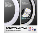 LED Light Ring & Tripod USB Powered 360 Degree Rotation Perfect Lighting 25cm