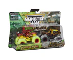 Monster Jam Zombie vs Hunter Monster Mutt & Earth Shaker 2 Pack 1:64