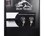 IRON HORSE Fireproof Safe 560x410x355mm 40ltr 60kg Dual Key Fire Proof