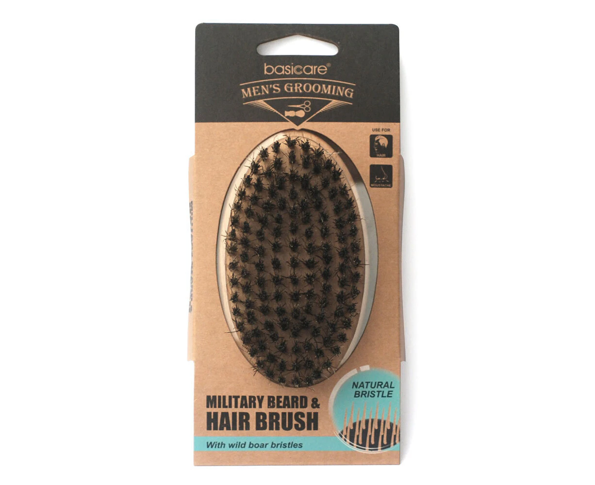 Basicare Military Beard & Hair Brush