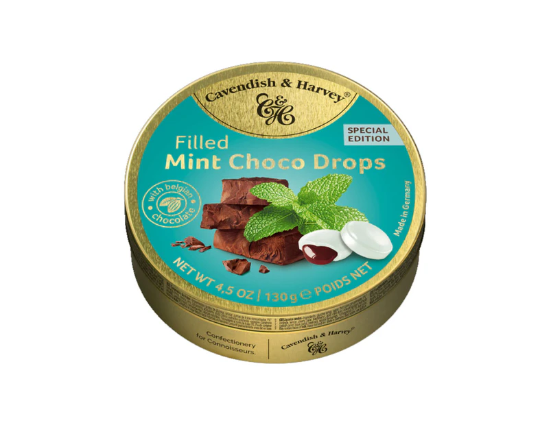 Cavendish and Harvey Filled Mint Choco Drops 130gm