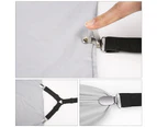 One set Crisscross Adjustable Bed/Fitted Sheet Straps Suspenders Gripper/Holder/Fastener -Keep your bed sheet in place!