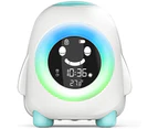 Children's Light Alarm Clock, Children's Alarm Clock Wake Up Light Alarm Clock, Children's Sleep Trainer with 5 Color Changing