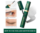Elbbub Fuller Thicker Eyelash Growth Serum Oil Eyebrow Enhancer Eye Lash Booster for Long Thick Lashes and Eyebrows 5 ml