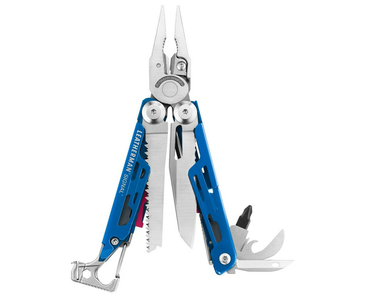 Leatherman Signal Cobalt Stainless Steel Multi Tool With Nylon Sheath