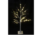 Neutral White LED Twig Branch 3D Outdoor Christmas Birch Tree - 90cm