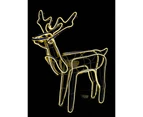 Warm White Animated Standing Reindeer Neon Christmas Light Display - 78cm - Warm White