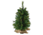 Balsam Pine Table Top Christmas Tree with 104 Tips - 65cm - Green