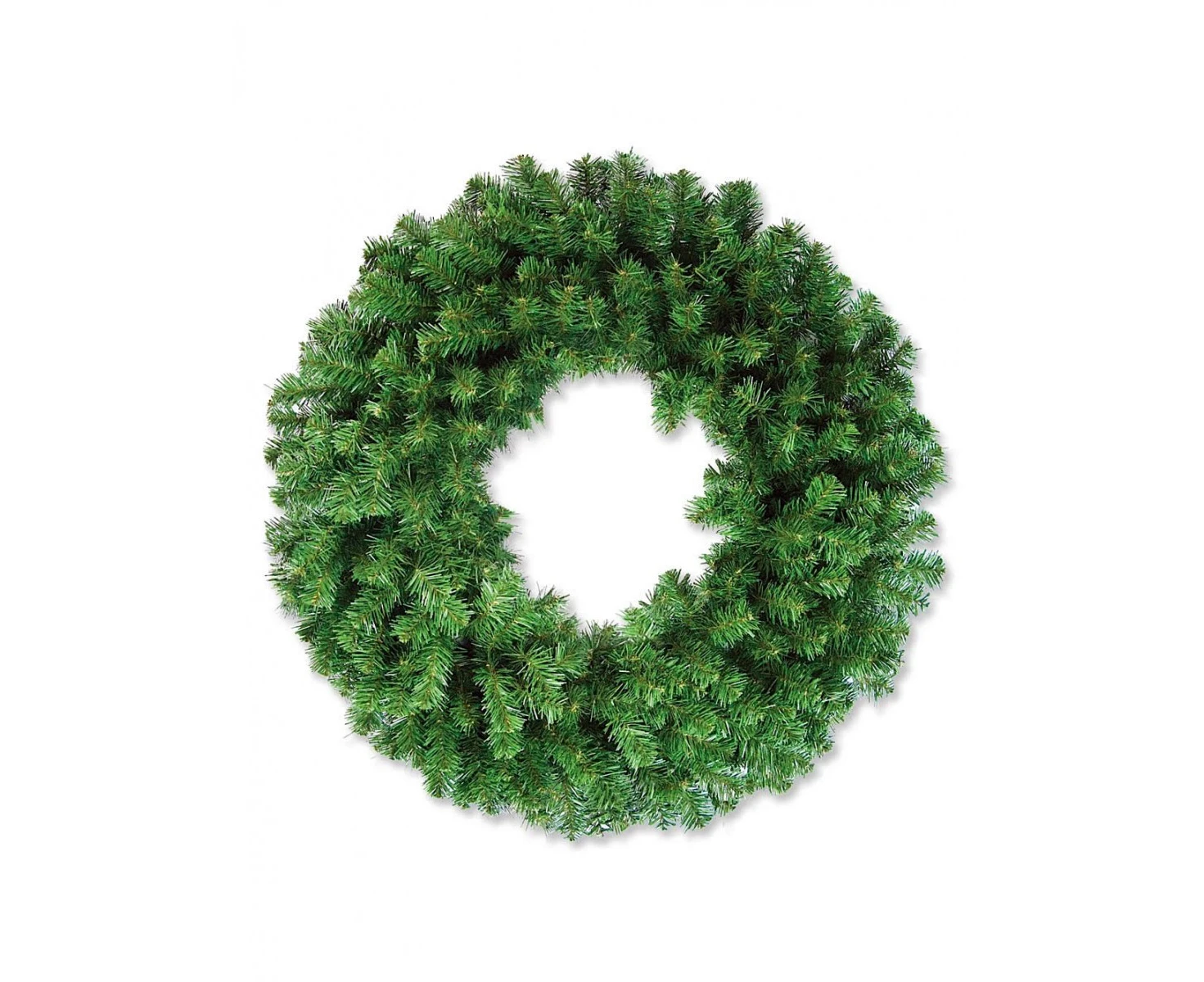 Giant Balsam Pine Needle Christmas Wreath With 354 Tips - 90cm