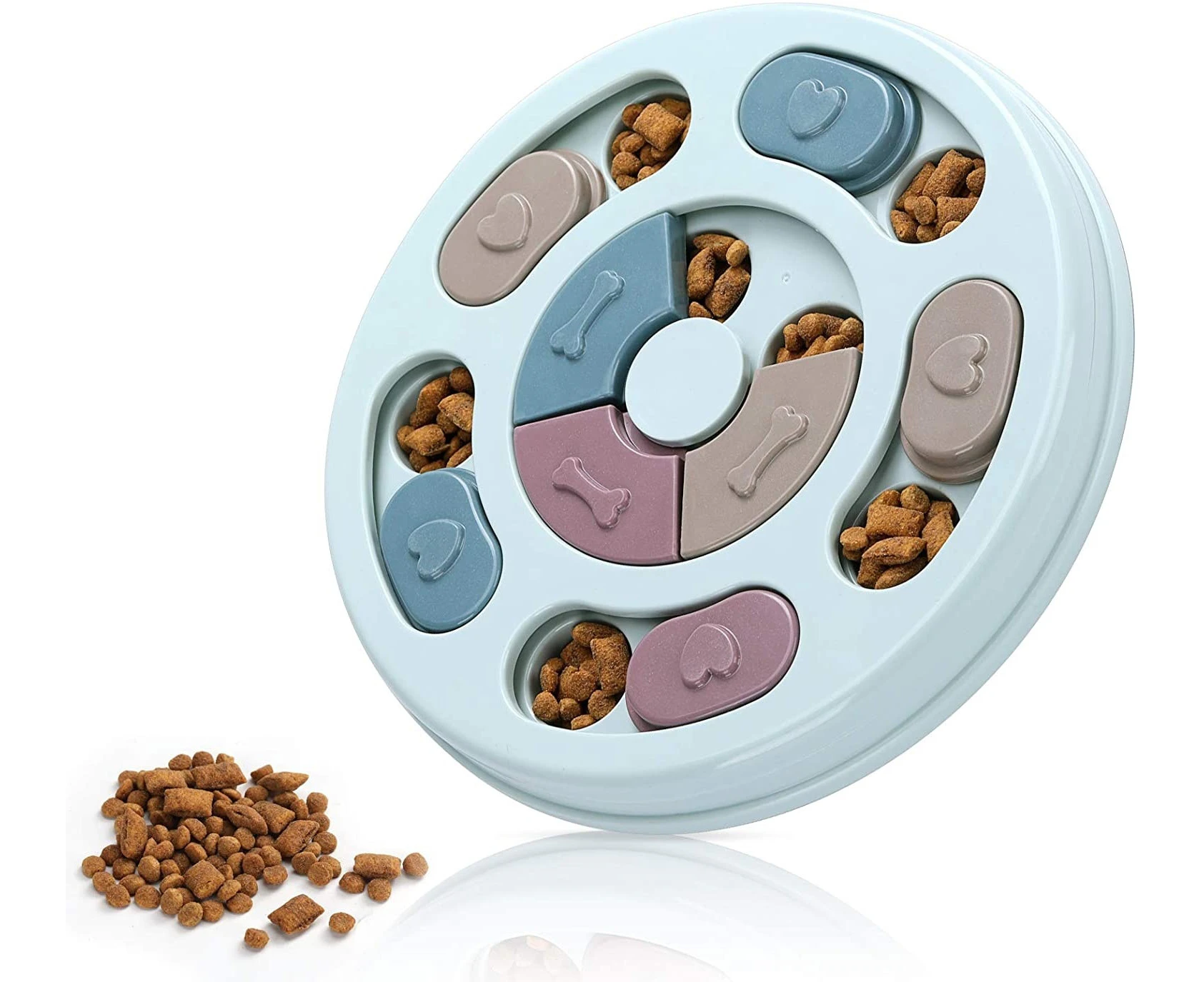 Empawrium Dog Treat Dispenser Puzzle Bowl Toy Game Training Interactive Feeder