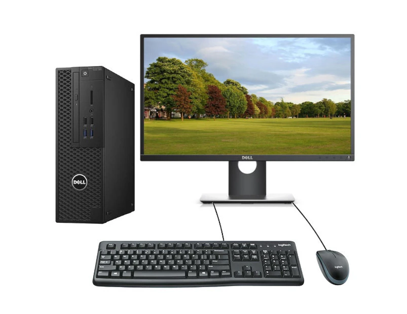 Dell 7040 SFF Bundle Desktop i7-6700 3.4GHz 16GB RAM 512GB NVMe SSD + 24" Monitor | Refurbished - Refurbished Grade A