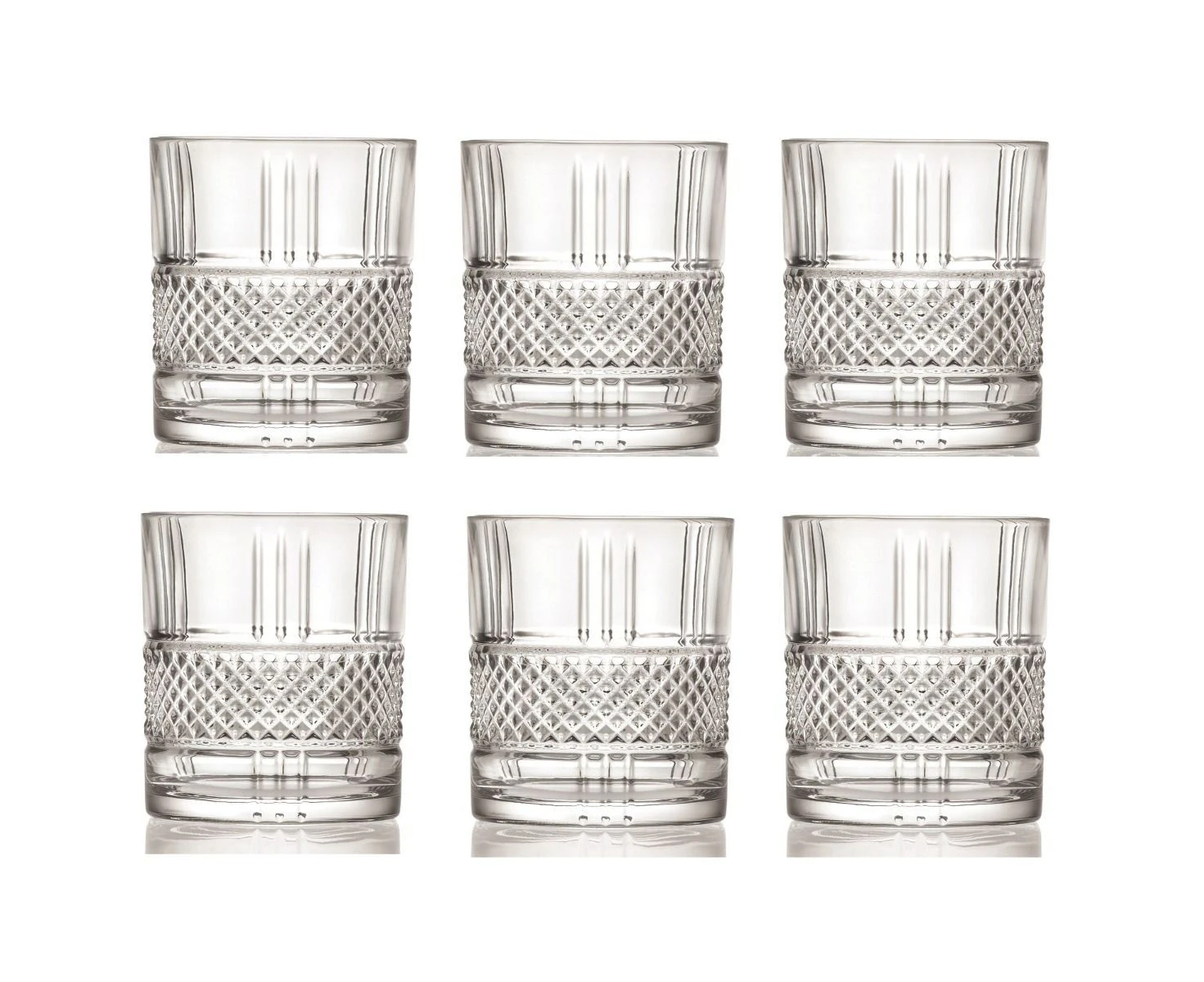 RCR Brilliante Crystal Liquor Glasses 337ml - Set Of 6