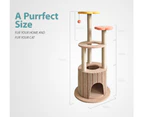 TOPET Cat Tree Trees Scratching Post Scratcher Tower Condo House Bed Toys - Grey