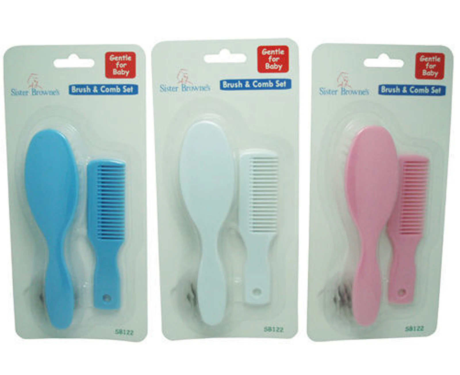 Sister Browne Baby Hair Brush & Comb Set Child Grooming