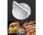 Stainless Steel Burger Press, Round Smash Burger Press,Professional Griddle Accessories Kit
