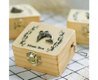 Animal/Tower/Sailboat Design Carved Mini Wooden Music Box Kids Birthday Gift Windmill%