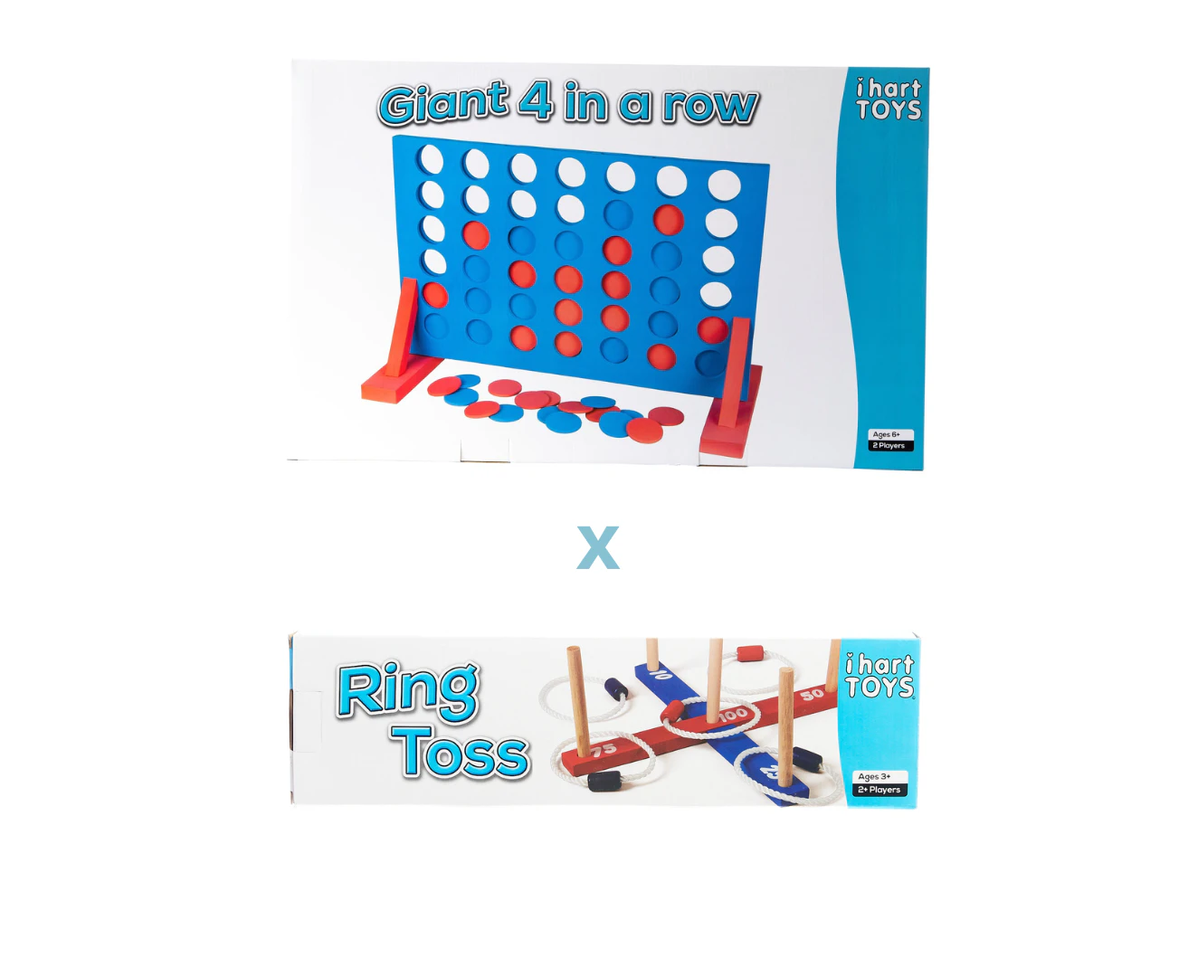 Giant 4 in a Row and Ring Toss Bundle Pack