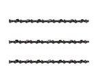 3x Chainsaw Chains Semi 3/8 058 71DL for 20" Bar