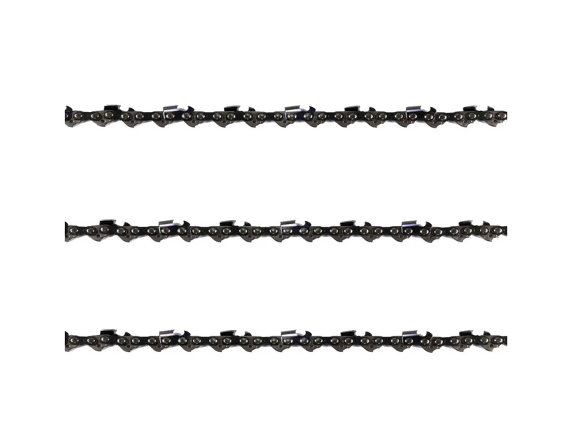 3x Chainsaw Chains Semi 3/8 058 71DL for 20" Bar