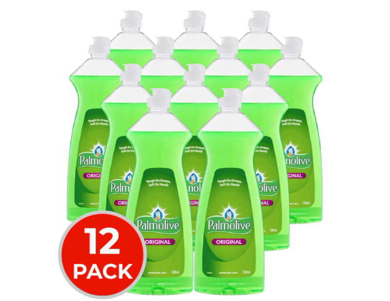 12 X Detergent Dishwashing 500Ml