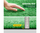Groverdi Artificial Grass Synthetic Lawns 2mx5m Fake Grass Turf Plastic Plant 20mm Forest Green