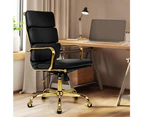 Furb Office Chair Gaming Executive High-Back Computer PU Leather Seat Work Study Black Eames Replica