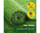 Groverdi Artificial Grass Synthetic Lawns 2mx5m Fake Grass Turf Plastic Plant 45mm 4-Coloured