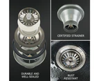 Simplus Sink Strainer 11.4CM Stainless Steel Kitchen Waste Plug Filter Drain Stopper Basket Drainers