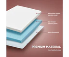 Mona Bedding QUEEN 8cm Memory Foam Mattress Topper Cool Gel Bed Bamboo Cover Underlay