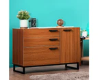 Furb Sideboard Cabinet Storage Shelf Organiser Cupboard Kitchen Hallway Table Rustic oak