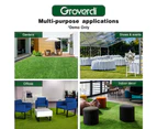 Groverdi Artificial Grass Synthetic Lawns 1mx10m Fake Grass Turf Plastic Plant 45mm 4-Coloured